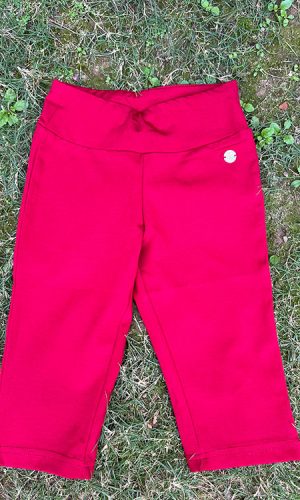Hosiery Maroon Capri