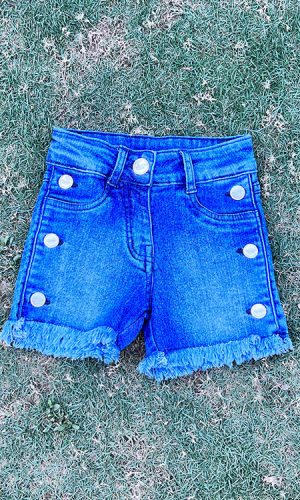 denim dark blue shorts