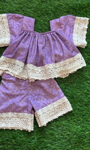 Lilac Lacy Co-ord Set