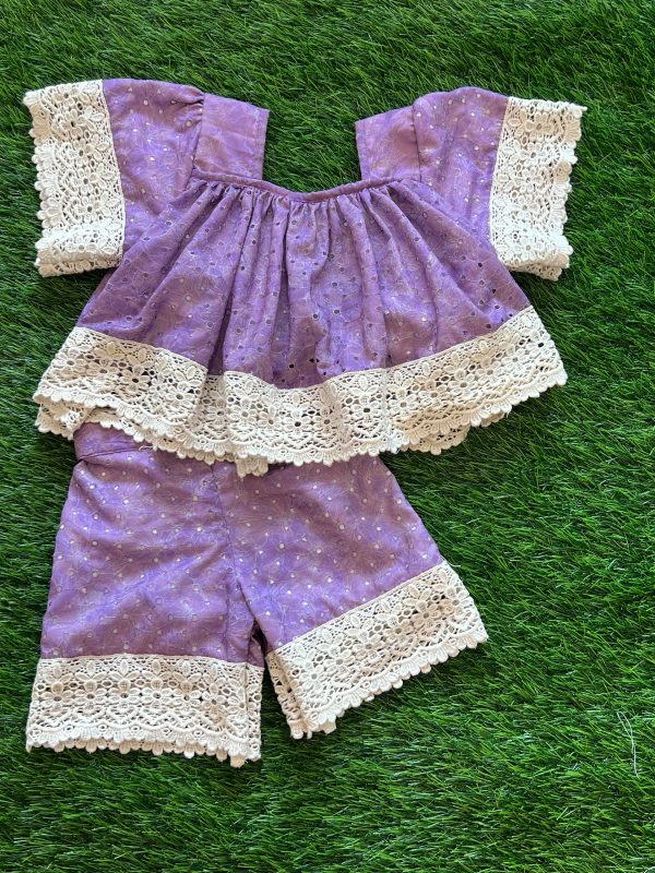 Lilac Lacy Co-ord Set