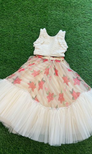 Floral Cream Co-ord Set