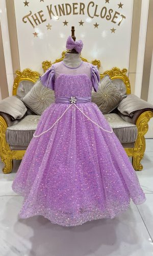 Purple Glitter Dress