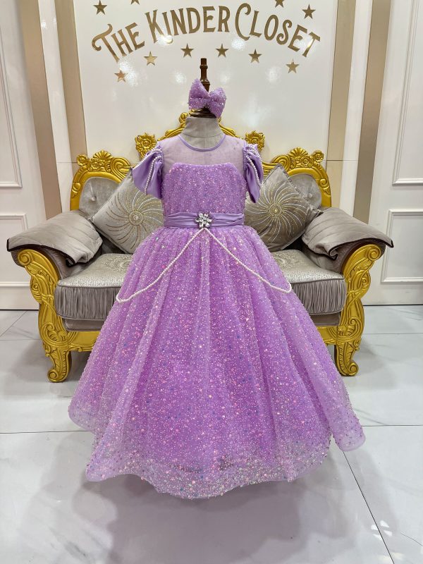 Purple Glitter Dress