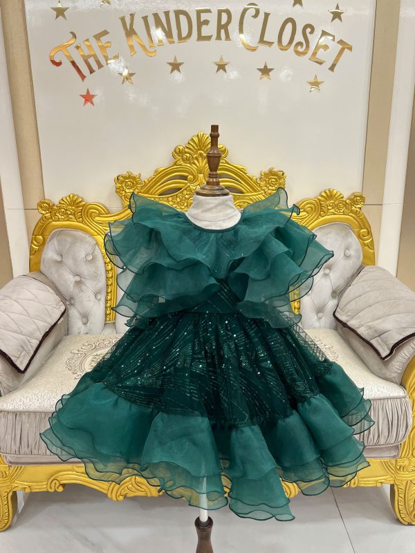 Sea Green Frill Dress