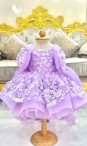 Purple Frill Dress