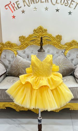 Yellow Frill Dress