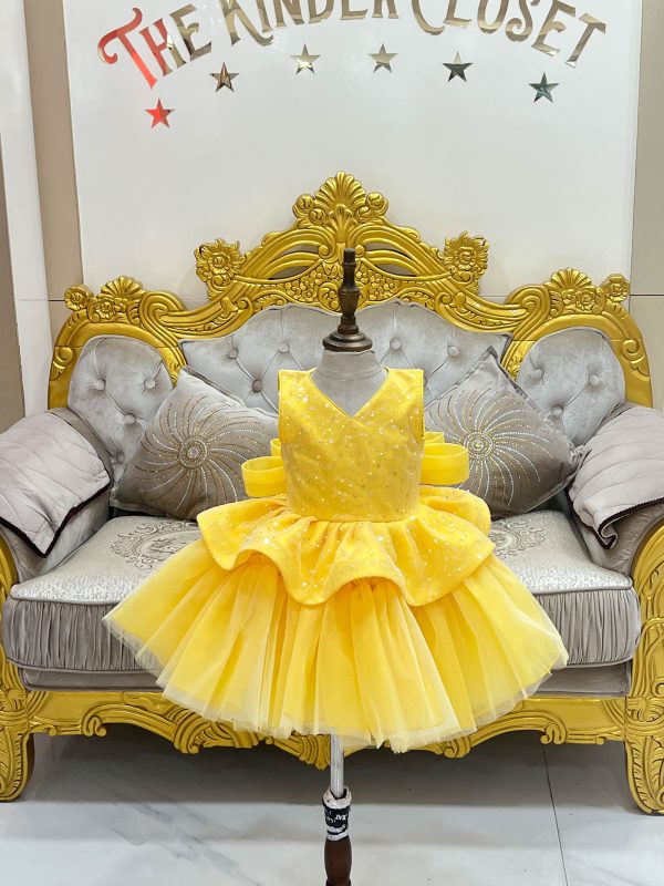 Yellow Frill Dress