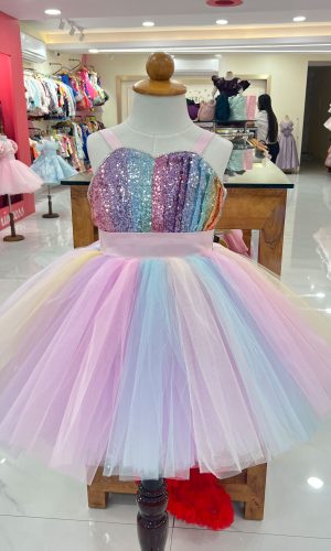 Rainbow Glitter Dress