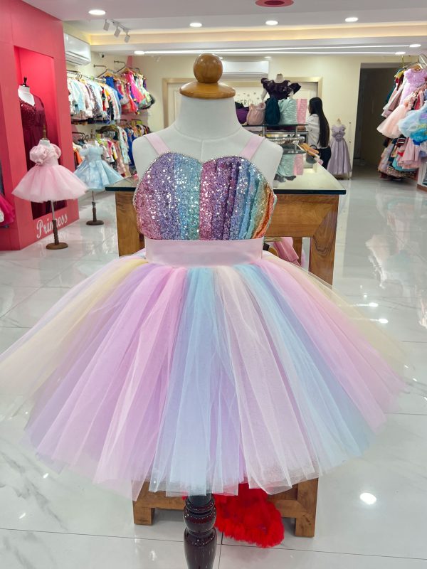 Rainbow Glitter Dress