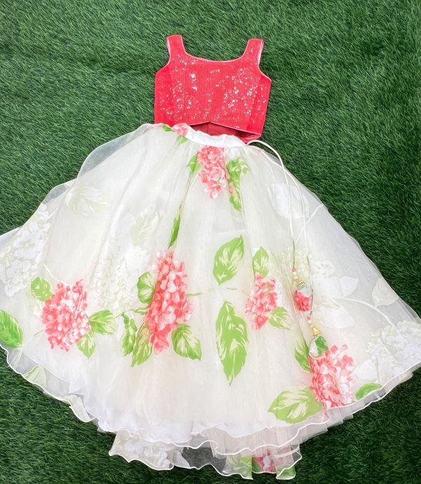 Sequins Floral Dress