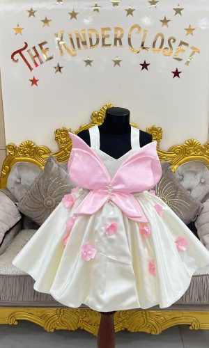 Baby Pink Bow Dress