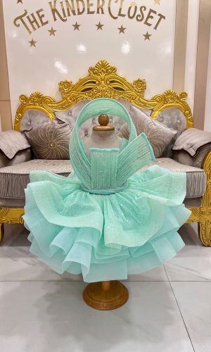 Sea Grean Frill Dress