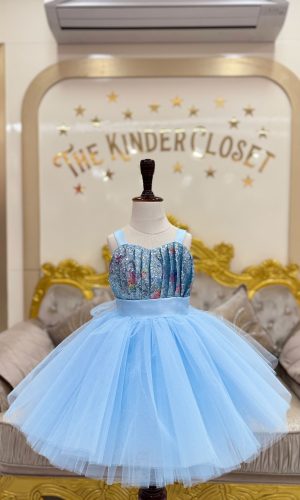 Blue Sequen Dress